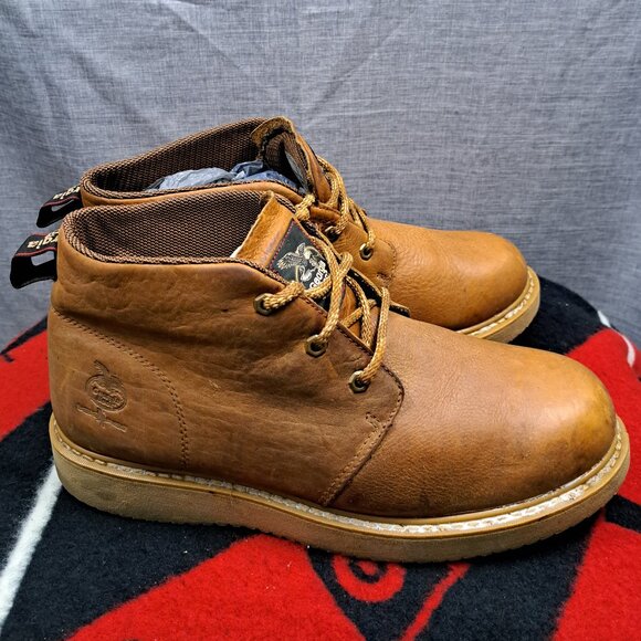 Georgia Men %Size 12 Georgia Boots Men Barracuda SPR Wedge Chukka Work Boots D1